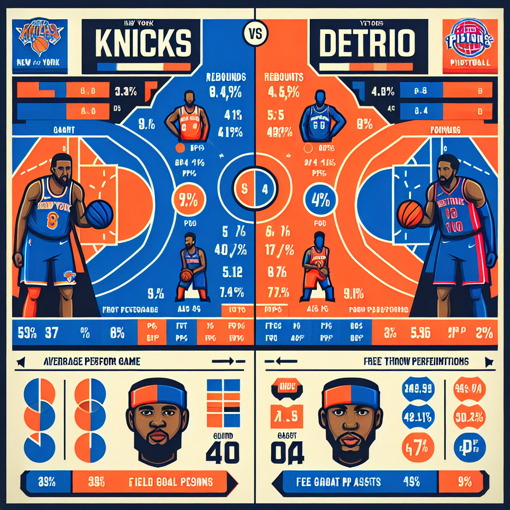 Сравнение Эффективности Защитников Нью-Йорк Никс и Детройт Пистонс