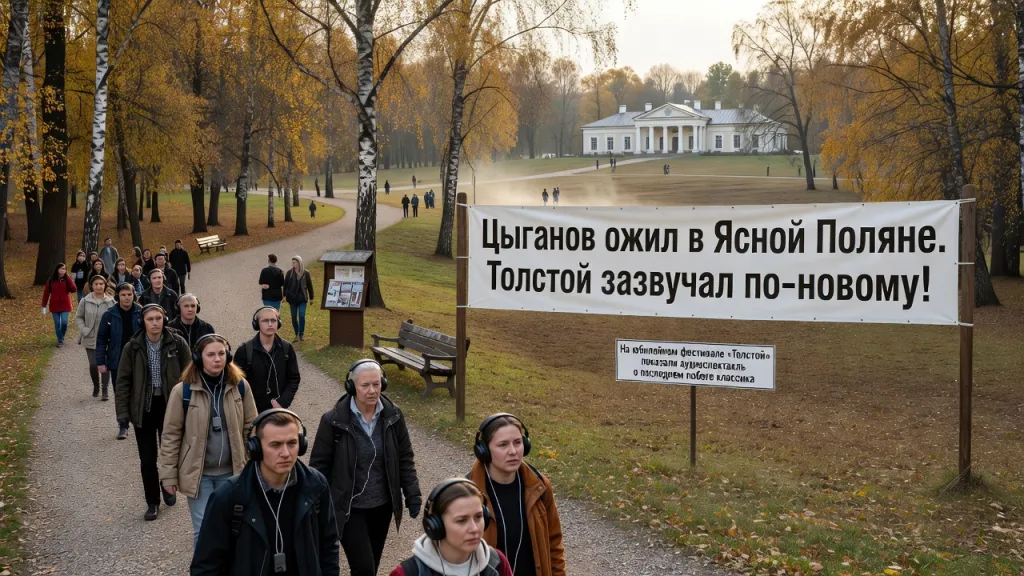 Цыганов ожил в Ясной Поляне. Толстой зазвучал по-новому!