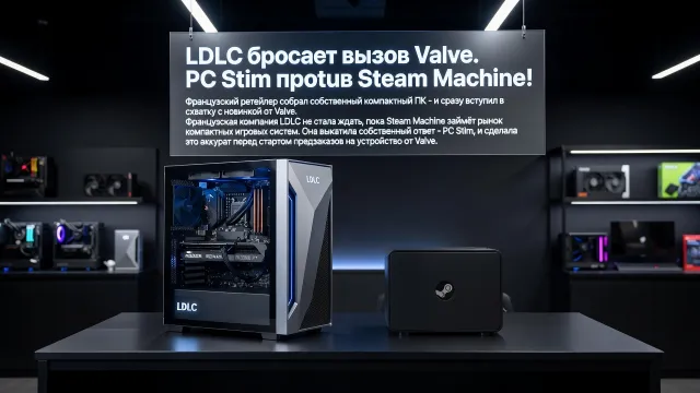 LDLC бросает вызов Valve. PC Stim против Steam Machine!
